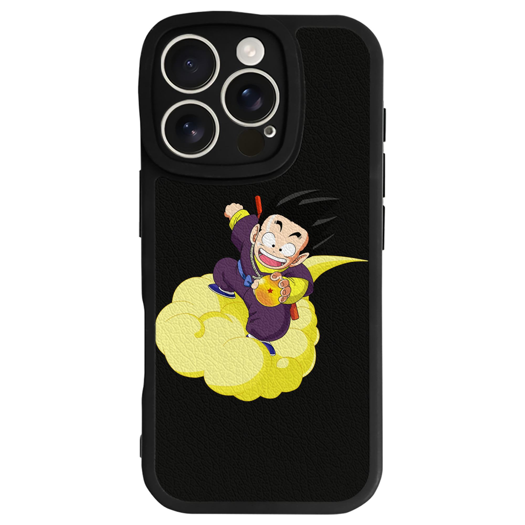ドラゴンボール 孫悟空（そん ごくう）Son Goku カカロット DRAGON BALL Kakarotto 【iPhone 16シリーズ対応】シリコンスマホケース（レザー調） 材質：シリコン